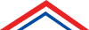 Group 28 Red and blue chevrons on black background.